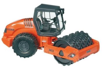 NZG6661 - Rouleau HAMM 3412 HT P Avec Cabine Pied de Mouton