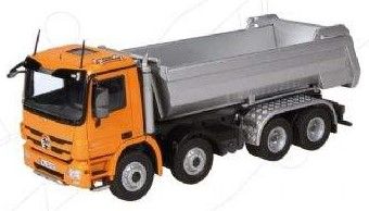 NZG825/65 - MERCEDES Actros 8x4 Benne Asphalt Tipper "Orange"
