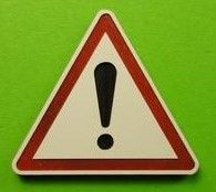 MCD-013 - Panneau Attention Danger -En kit - Poteau non inclus