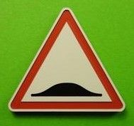 MCD-017 - Panneau Dos D'âne - En kit - Poteau non inclus