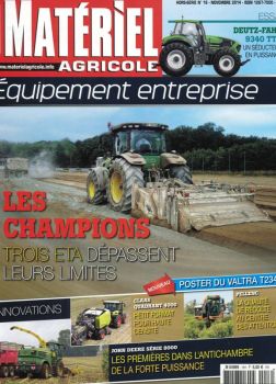 MATAGRIHS16 - Magazine "MATERIEL AGRICOLE" Hors série n°16 Novembre 2014