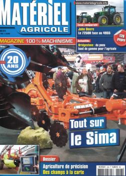 MATAGRI208 - Magazine "MATERIEL AGRICOLE" N°208 Mars 2015