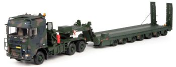 TEK65843 - DAF Tropco 650KN 6x6 avec Remorque Porte Engins 7 Essieux Militaire