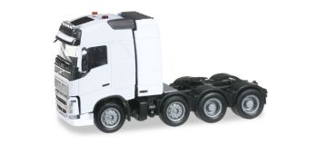 HER304788 - VOLVO FH16 GL. ZM 8x4 "Blanc" Ech:1/87