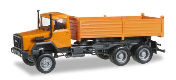HER304498 - MAGIRUS Hauber LKW  Benne "Orange" Ech:1/87