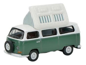 SCH26081 - VW T2 Camper "Vert et Blanc" Ech:1/87
