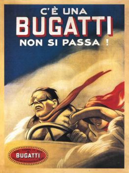 IES53G - Plaque tôlée : BUGATTI