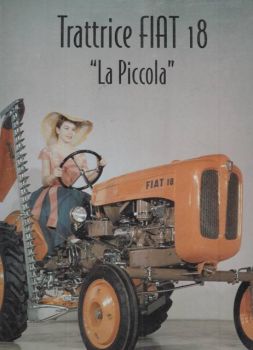 IES55G - Plaque tôlée :Trattrice FIAT 18 "La Piccola"