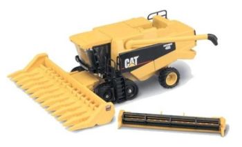 NOR55028 - Moissonneuse Avec 2 Becs CAT Lexion 485 Ech:1/64