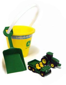 ERT37544A - Seau de plage JOHN DEERE avec la pelle , Tracteur et Gator