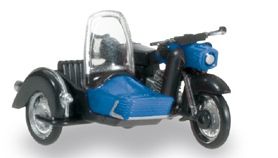 HER053433-002 - Side-Car MZ 250/2 "Bleu" Ech:1/87