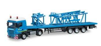 HER303880 - Scania R avec semi-remorque et réducteur pour grue LIEBHERR LR 1600/2 "FELBERMAYR" Ech:1/87