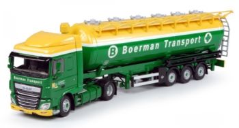 TEK65825 - DAF XF106  Space Cab 4x2 avec remorque silo 3 Essieux "BOERMAN"