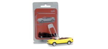 HER012287-003 - AUDI 80 cabriolet "Jaune" Ech:1/87 - En Kit