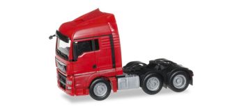 HER305075 - MAN TGX XLX Euro 6 3 Essieux "Rouge" Ech:1/87