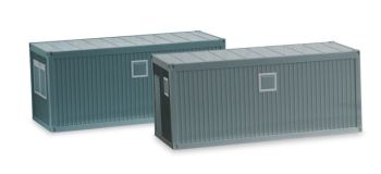 HER053600 - Lot de 2 Algeco Ech:1/87