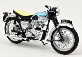 NOREV182040 - TRIUMPH Bonneville 1959 Bleu et argent