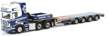 WSI01-1264 - SCANIA R Topline 6x4 avce Porte Engins extensible 4 Essieux "KARNER"