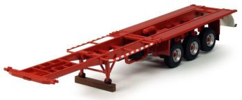 TEK68272 - Remorque Porte Container 3 Essieux "Rouge"
