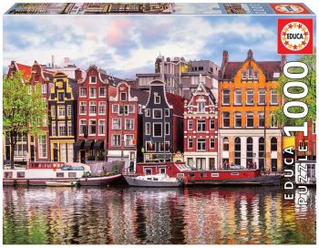 EDU18458 - Puzzle 1000 Pièces Maisons dansantes à Amsterdam