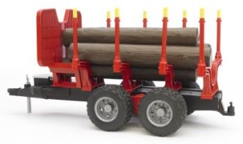 BRU2251 - Remorque forestière avec rondins Ech:1/16