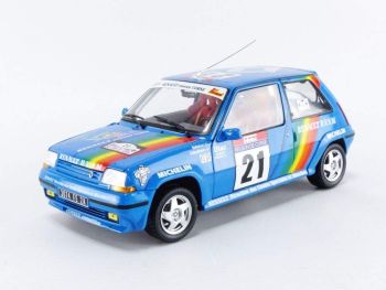 NOREV185217 - RENAULT Super cinq GT Turbo 1990 #21 Tour de Corse