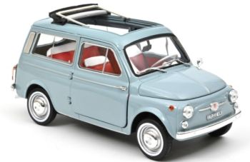 NOREV187726 - FIAT 500 Giardiniera 1964 Bleu