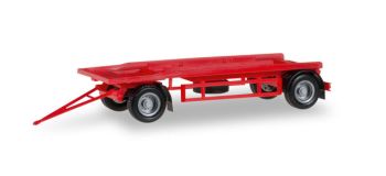 HER076289-002 - Remorque pour container Rouge Ech:1/87