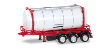 HER076678 - Remorque 3 Essieux container citerne  Ech:1/87