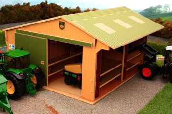 BT9500 - Stabule à l'échelle 1/16 de dimensions 675x595x390mm