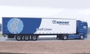 UH5605 - SCANIA R 580 4x2 Avec remorque 3 Essieux KRONE Profi Liner