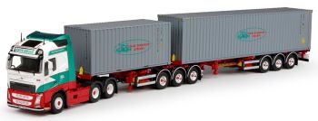 TEK64401 - VOLVO FH04 GL 6x4 Avec container 20 Pieds, dolly 3 Essieux et remorque 3 Essieux et containes