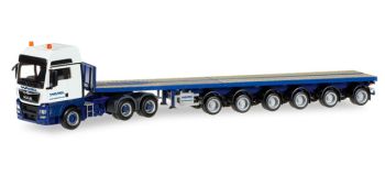 HER305396 - MAN TGX XXL Avec Remorque pour Ballast "WASEL" Ech:1/87