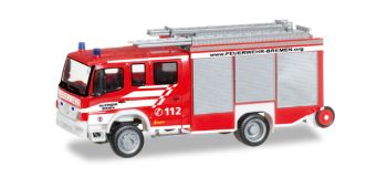 HER092197 - Mercedes-Benz Atego LF 20 "Feuerwehr Bremen" Ech:1/87