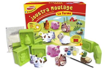 JOU43502 - Les animaux de la ferme en plâtre