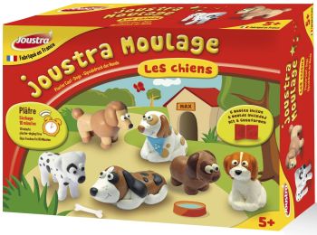 JOU43501 - "Les chiens" en plâtre