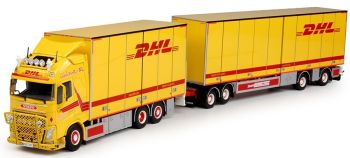 TEK67771 - VOLVO FH04 Globetrotter XL Porteur 3 Essieux avec remorque 4 Essieux "DHL"