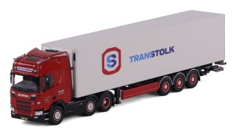 CAV20-1279 - SCANIA R Highline 6x2 avec remorque frigo 3 Essieux TRANSTOLK