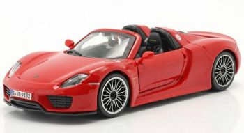 BUR21076RO - PORSCHE 918 Spyder 2015 rouge