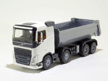 EMEK21352 - VOLVO FH04 GL 8x4 blanc porteur benne