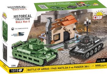 COB2284 - Bataille d'Arras 1940 – PANZER 38t et MATILDA II - 1008 Pièces