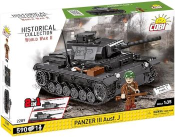 COB2289 - Char 2en1 PANZER III AUSF.J - 585 Pièces