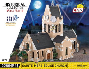 COB2299 - Eglise de Ste-Mère-Eglise juin 1944 - 2280 Pièces