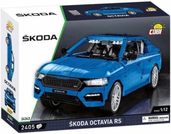 COB24343 - SKODA Octavia IV RS bleu - 2350 Pièces