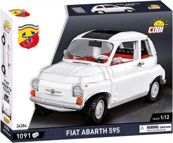 COB24354 - FIAT 500 Abarth 1965 Blanc – 1091 Pièces