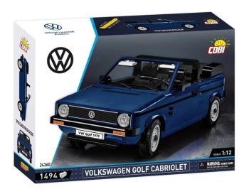 COB24360 - VOLKSWAGEN Golf I cabriolet 1979 bleu - 1494 Pièces