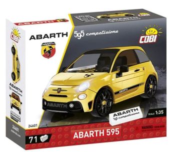 COB24601 - FIAT Abarth 595 Competizione jaune - 71 Pièces