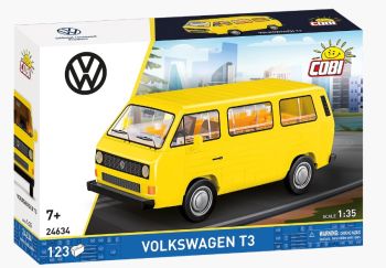 COB24634 - VOLKSWAGEN T3 jaune - 123 pièces