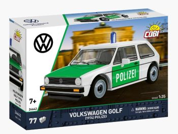 COB24642 - VOLKSWAGEN Golf 1974  Polizei - 77 pièces