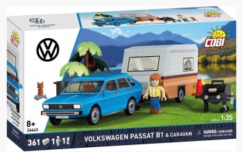 COB24643 - VOLKSWAGEN Passat B1 avec caravane - 361 pièces